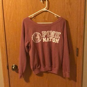 pink nation long sleeve